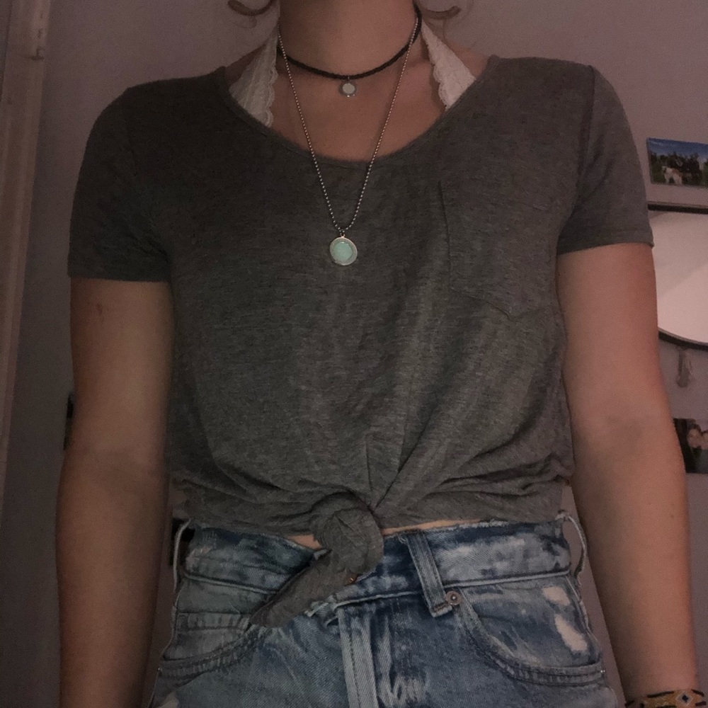 Gray Hollister shirt